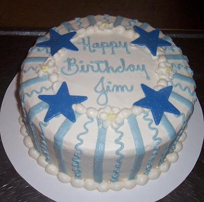 Stars & Stripes for Jim - Cake by BettyA