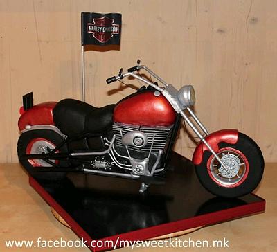 Harley Davidson cake - Cake by My sweet Kitchen