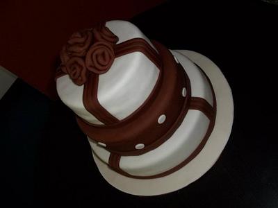 Chocolate wedding - Cake by N&N Cakes (Rodette De La O)
