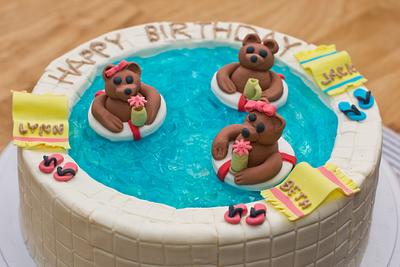 Pool Party - Cake by Deborah Fillmer / Auburn Cake Company