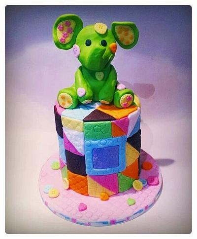 Patch the Elephant  - Cake by Time for Tiffin 