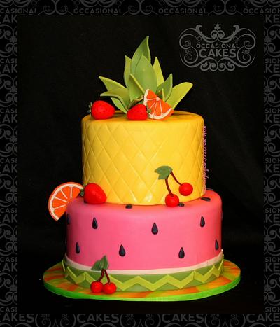 Fresh & Fruity - Cake by Occasional Cakes
