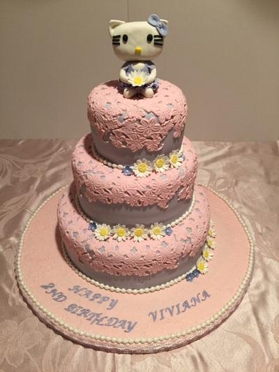 Hello Kitty Cake - Cake by Pinkvelvet