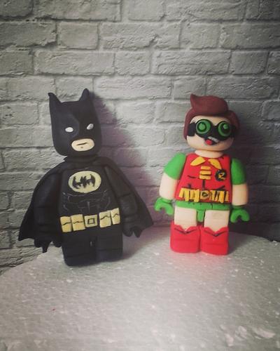 Lego Batman &Robin - Cake by ggr