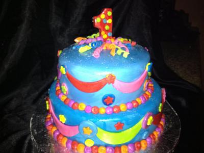 One year birthday  - Cake by beth78148