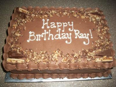 Snickers Birthday Cake - Cake by caymancake