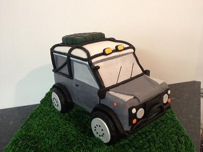 Landrover 4x4 replica - Cake by Maxine 