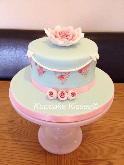 Bunting And Rose - Cath Kidston Inspired - Cake by Lauren