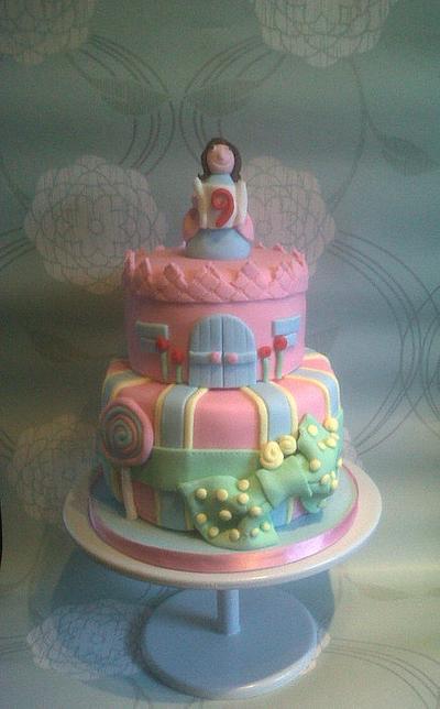 princess birthday cake - Cake by kelly