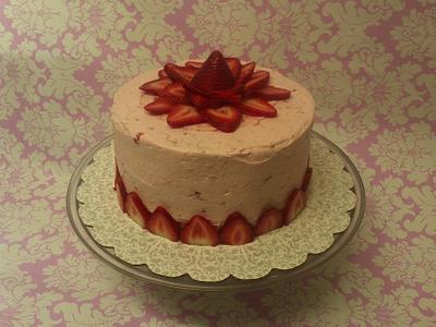 Strawberry Cake - Cake by Shylonda Waters