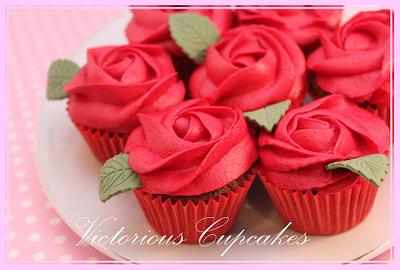 Roses are red... Just for Valentines - Cake by Victorious Cupcakes