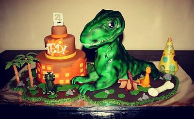 Dinosaurs cake - Cake by Rozy