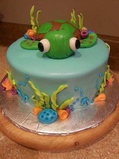 Baby Sea Turtle  - Cake by Carrie