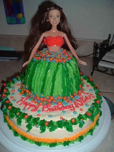 Hula girl - Cake by Miranda Murphy 