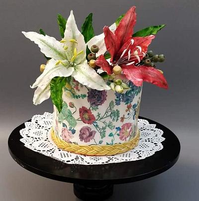 Floral delight  - Cake by ChetanaBAKES