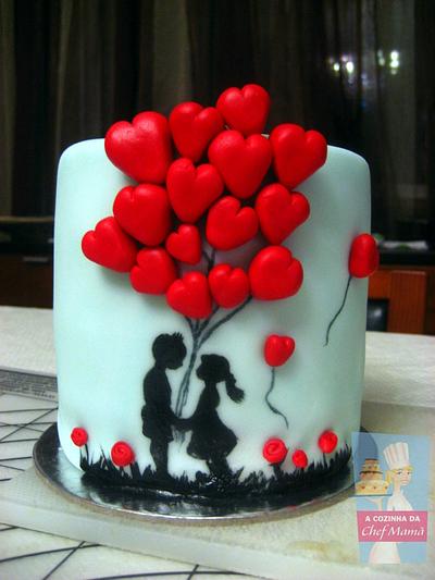 Lovers cake! :) - Cake by A Cozinha da Chef Mamã
