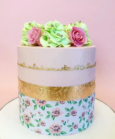 Floral Cake  - Cake by Buttercut_bakery