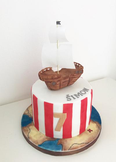 Pirate ship - Cake by Dasa