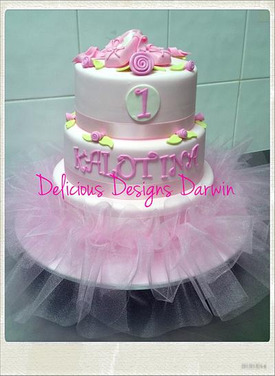 pretty in pink ballerina  - Cake by Delicious Designs Darwin