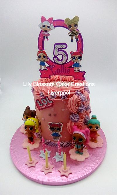 LOL Dolls 5th Birthday Cake - Cake by Lily Blossom Cake Creations