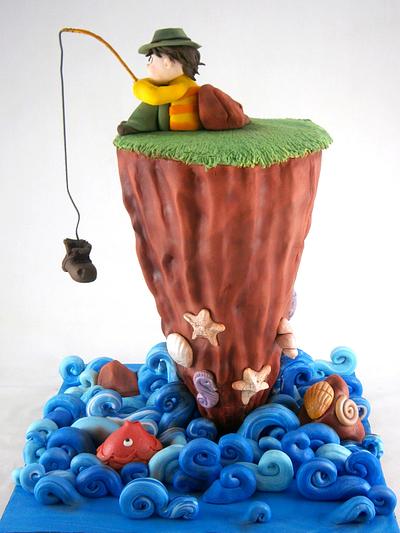 Niño pescador - Cake by Natalia Casaballe