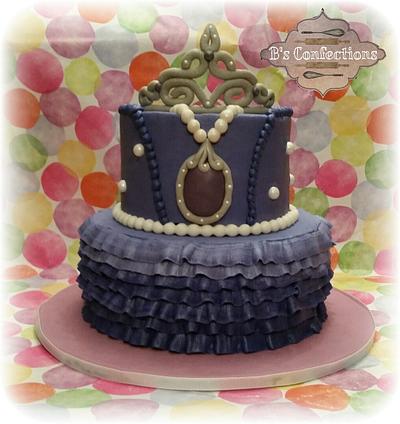 purple princess - Cake by bconfections
