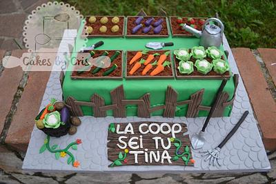 Vegetable garden cake - Cake by Cakes by Cris