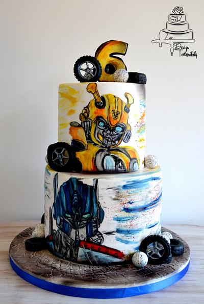 Transformers Cake - Cake by Krisztina Szalaba