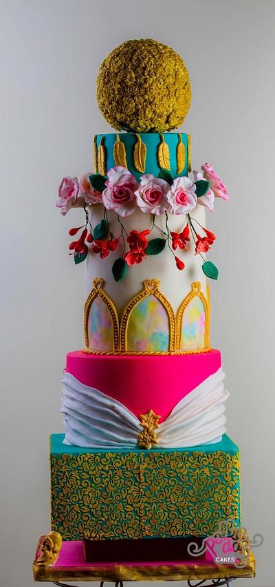 Destination Spring wedding - Cake by Chocolat_story