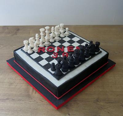 Chess! - Cake by The Garden Baker