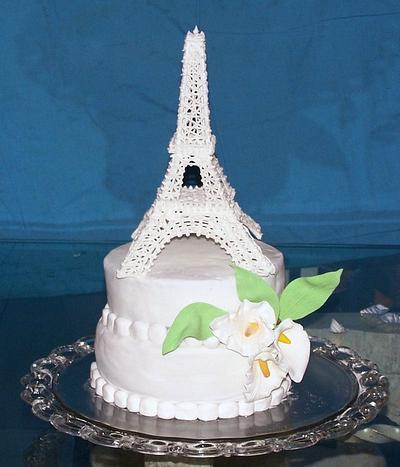 Eifel tower - Cake by The Custom Piece of Cake