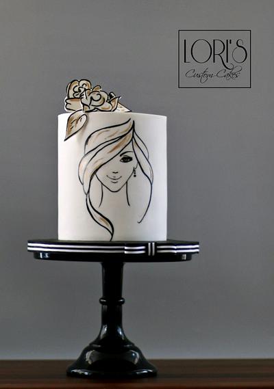A classy Bachelorette party  - Cake by Lori Mahoney (Lori's Custom Cakes) 