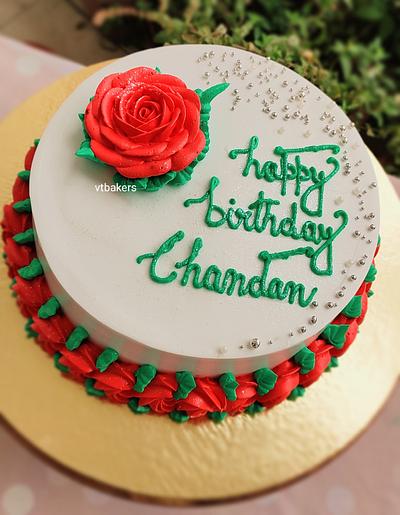 1st birthday cake - Decorated Cake by Arti trivedi - CakesDecor