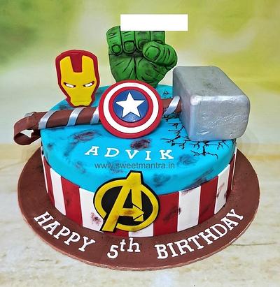 Avengers Superhero cake - Cake by Sweet Mantra Homemade Customized Cakes Pune