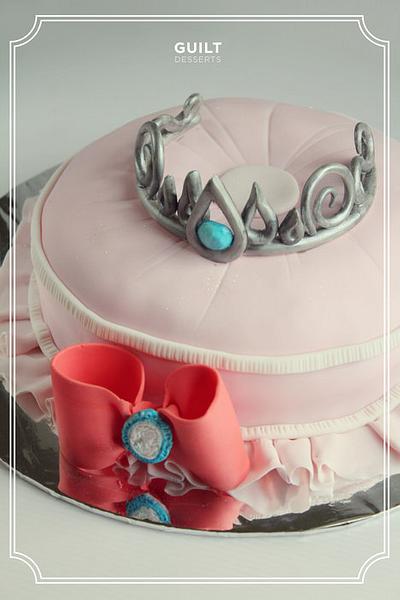 Princess Tiara Cake - Cake by Guilt Desserts