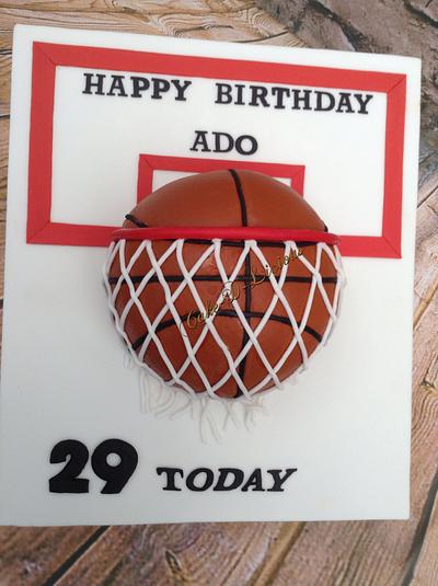 Basketball  - Cake by Sweet Lakes Cakes