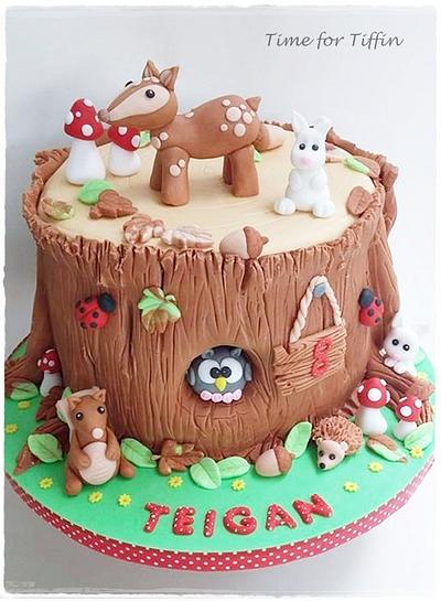 Woodland cake  - Cake by Time for Tiffin 