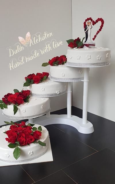 Wedding cake  - Cake by Dalin