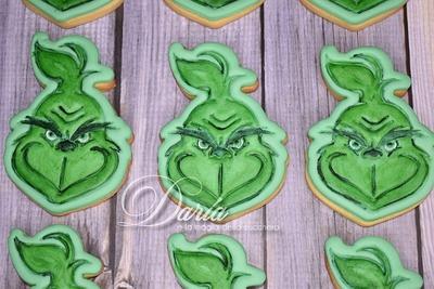Grinch cookies - Cake by Daria Albanese