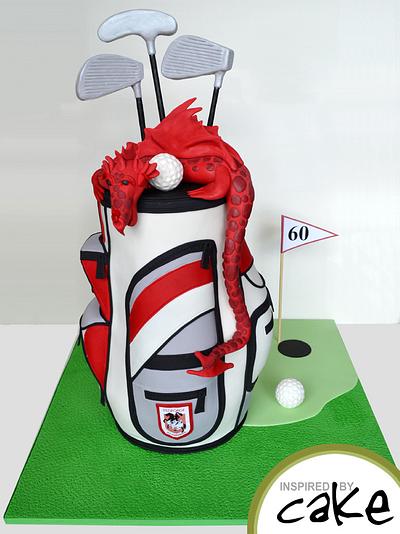 Golf Lover and St George Dragons Fan - Cake by Inspired by Cake - Vanessa