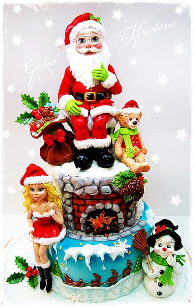 Santa Claus is coming - Cake by Galya's Art 
