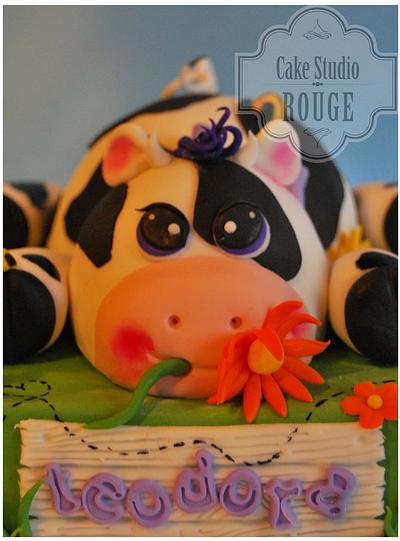 One little cow - Cake by Ceca79