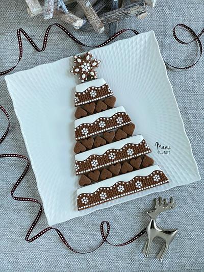 Embossed Christmas Cookie Platter 2019 - Cake by Manu biscotti decorati