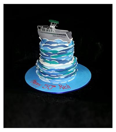 Boat cake - Cake by Katrina's Cupn Cakes