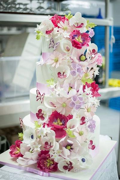 Flower Cakes - Cake by Georgia´s Cakes 