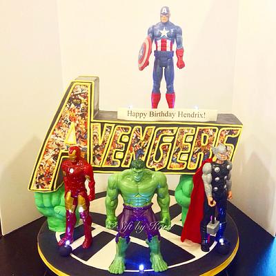 Avengers Cake - Cake by Kara 