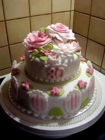 pink birthday - Cake by Stániny dorty