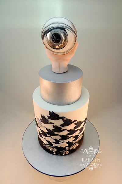 Escher Eye in Hand - Cake by Raewyn Read Cake Design