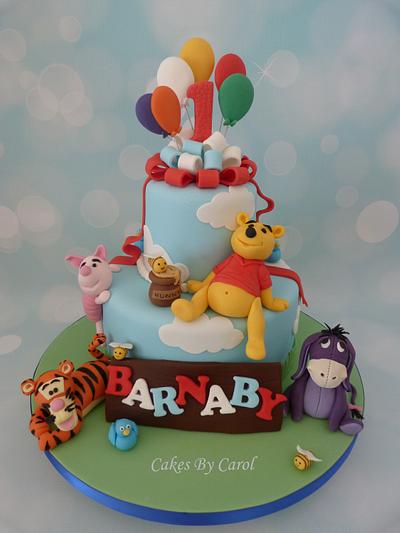 Pooh Bear and Friends - Cake by Carol