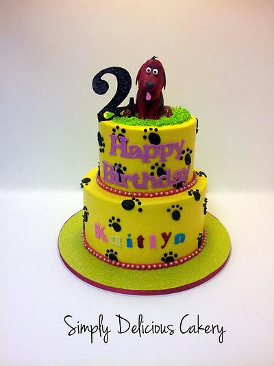 Clifford  - Cake by Simply Delicious Cakery